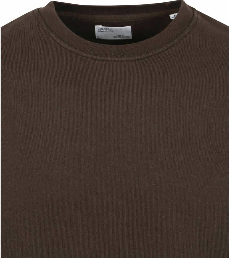 Colorful Standard Sweatshirt Bruin Heren