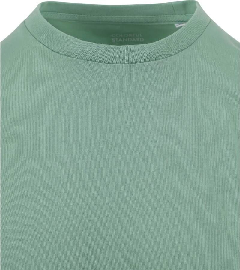 Colorful Standard T-shirt Lichtgroen Groen Heren