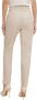 Comma Straight Trousers Beige Dames - Thumbnail 5