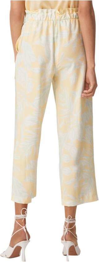 comma Cropped Trousers Meerkleurig Dames