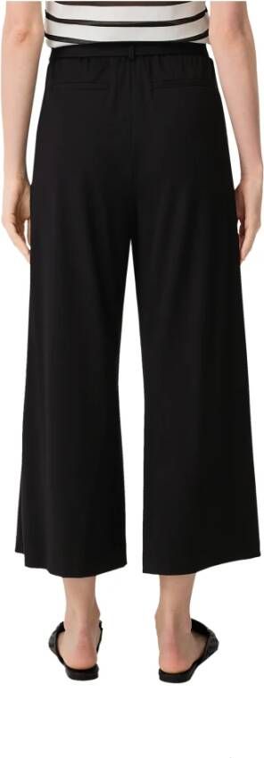 comma Straight Trousers Zwart Dames