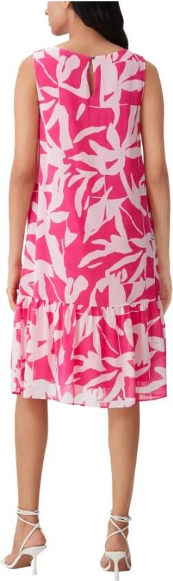 comma Summer Dresses Roze Dames