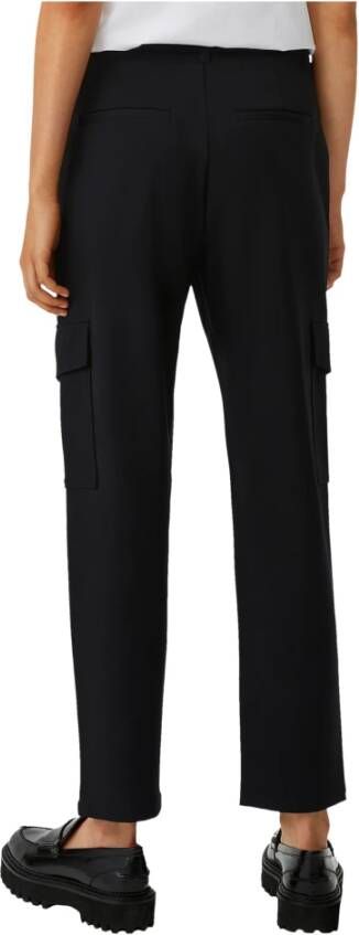 comma Tapered Trousers Zwart Dames