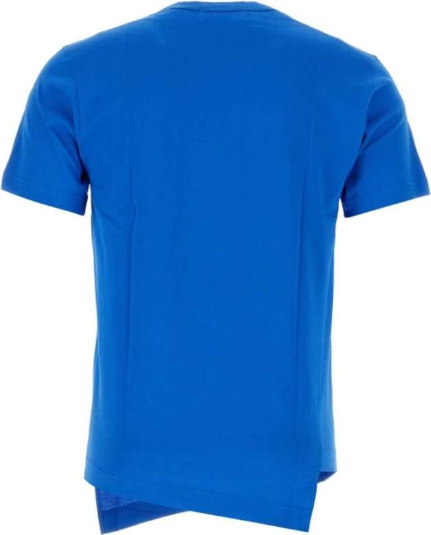 Comme des Garçons Cerulean Blauw Katoenen T-shirt Blauw Heren