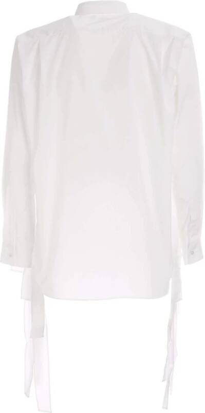 Comme des Garçons Upgrade je formele garderobe met dit witte katoenen overhemd Wit Heren