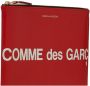 Comme des Garçons Leren etui met logo print Red Heren - Thumbnail 2