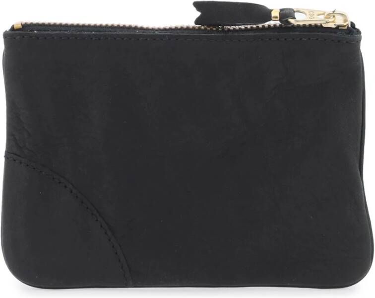 Comme des Garçons Stijlvolle zwarte leren etui Black Dames