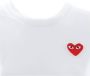 Comme des Garçons Play Logo T-shirt White Dames - Thumbnail 2