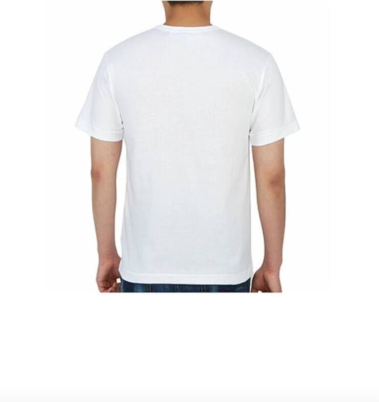 Comme des Garçons Play T-shirt Wit Heren