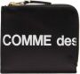 Comme des Garçons Leren muntenportemonnee met ritssluiting Black - Thumbnail 2