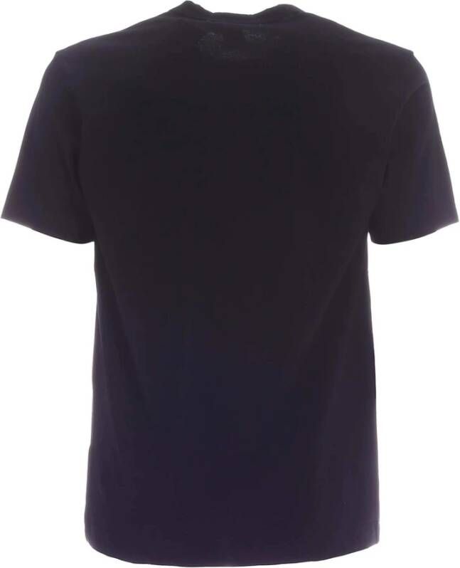 Comme des Garçons Zwart Geribbeld T-Shirt Zwart Heren