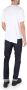 Comme des Garçons Asymmetrisch T-shirt uit de Comme Des Garcons Shirt X Lacoste Collectie Asymmetrisch T-shirt van Lacoste samenwerking Black Gray White Heren - Thumbnail 4