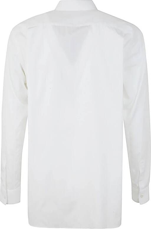 Comme des Garçons Witte Geweven Herenoverhemd Wit Heren