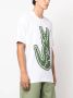 Comme des Garçons Heren T-shirt met Krokodil Grafisch White Heren - Thumbnail 4