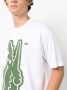 Comme des Garçons Heren T-shirt met Krokodil Grafisch White Heren - Thumbnail 5