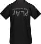 Comme des Garçons Zwart T-shirt met zwart bedrukt logo Black Dames - Thumbnail 2