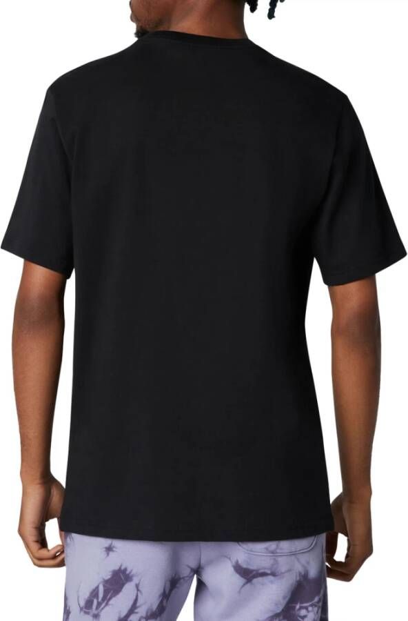 Converse Zwarte Star Chevron T-shirt Unisex Zwart Heren