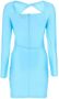 Coperni Lichtblauwe stretch nylon jurk Blauw Dames - Thumbnail 2