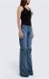 Coperni Stijlvolle Open Knee Denim Jeans Blue Dames - Thumbnail 2