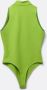 Coperni C+ Zipped Sleeveless Bodysuit Groen Dames - Thumbnail 2