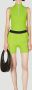 Coperni C+ Zipped Sleeveless Bodysuit Groen Dames - Thumbnail 4