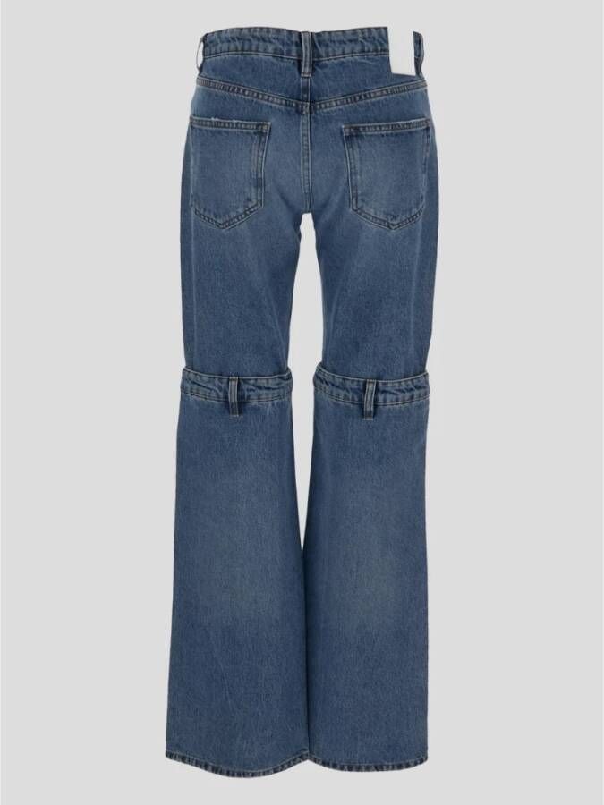 Coperni Wide Jeans Blauw Dames