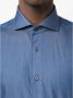 Corneliani Katoenen flanellen overhemd 100% katoen Blauw Heren - Thumbnail 2