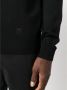 Corneliani Wollen Zip Polo Shirt 100% Virgin Wool Zwart Heren - Thumbnail 2