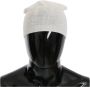 Costume National Witte Beanie Hoed Logo Details Italië White Heren - Thumbnail 2