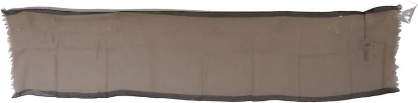 Costume National Beige Katoenen Shawl Sjaal Vrouwen 100% Authentiek Gemaakt in Italië Beige Dames