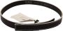 Costume National Elegante leren riem met witte accenten Black Dames - Thumbnail 2