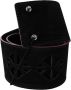 Costume National Black Leather Wide Waist Studded Women Belt Zwart Heren - Thumbnail 2