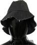 Costume National Zwarte Gewassen Breedgerande Outdoor Emmerhoed Zwart Dames - Thumbnail 3