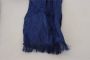 Costume National Chique Blauwe Zijden Franje Sjaal Multicolor Dames - Thumbnail 2