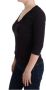 Costume National Elegante paarse V-hals blouse T-shirt Purple Dames - Thumbnail 2
