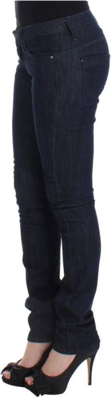 Costume National Blue skinny leg jeans Blauw Dames
