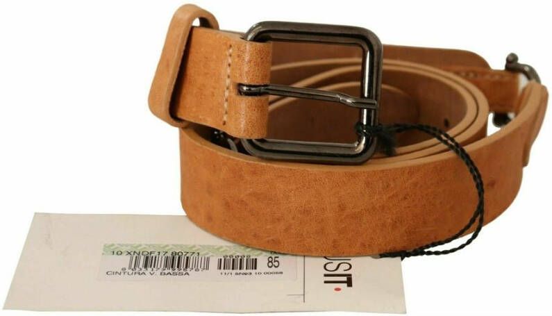Costume National Buckle Waist Belt Bruin Dames