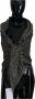 Costume National Grijze Logo Gebreide Nek Wrap Shawl Sjaal Multicolor Dames - Thumbnail 2