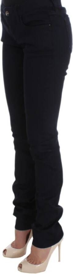 Costume National Katoenen blend slanke fit jeans Zwart Dames