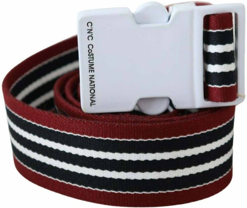 Costume National Logo Buckle taille riem Zwart Heren