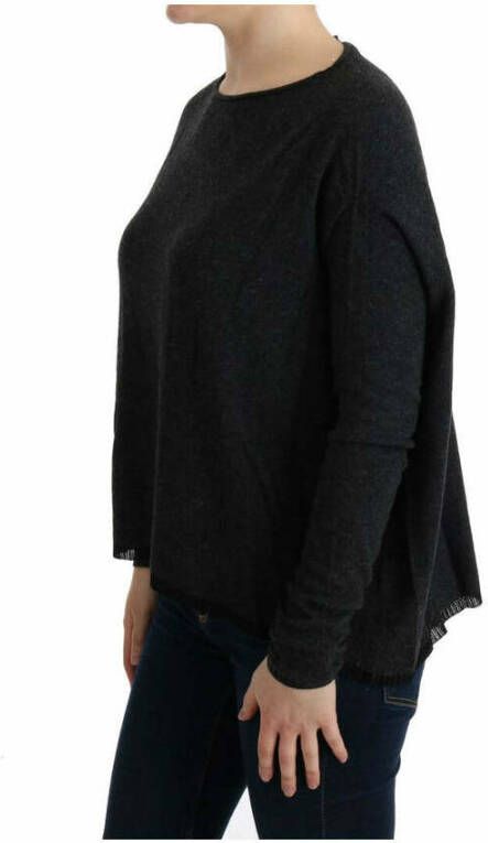 Costume National Ronde hals gekweek Zwart Dames