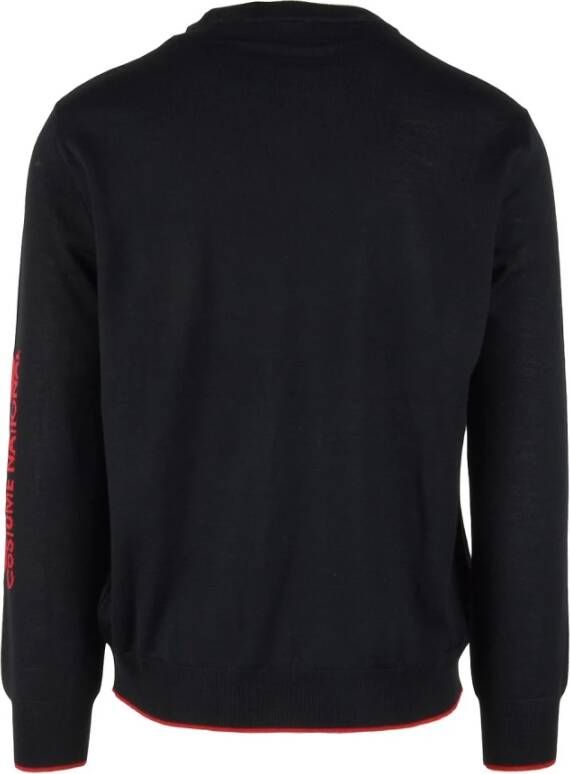 Costume National Round-neck Knitwear Zwart Heren