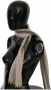 Costume National Beige Katoenen Shawl Sjaal Vrouwen 100% Authentiek Gemaakt in Italië Beige Dames - Thumbnail 2