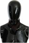 Costume National Luxe Zijden Bandana Hoed Zwart Oranje Black Dames - Thumbnail 2
