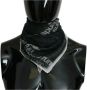 Costume National Stijlvolle Bandana Hoed Zwart Wit Print Black Heren - Thumbnail 2