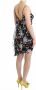 Costume National Kleurrijke Zijden Mini Jurk Multicolor Dames - Thumbnail 2