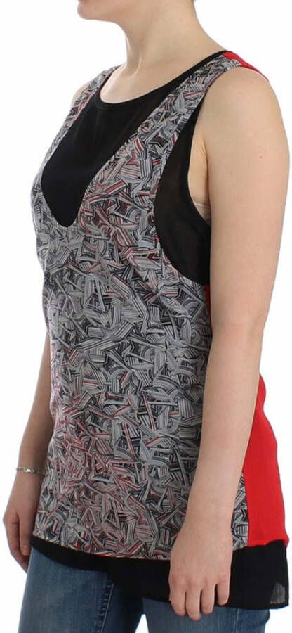 Costume National mouwloze top Zwart Dames