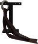 Costume National Stijlvolle messing en leren sleutelhanger met gegraveerde logo-hardware Brown Dames - Thumbnail 2