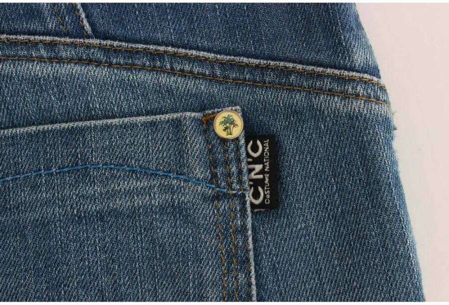 Costume National Rechte jeans Blauw Dames