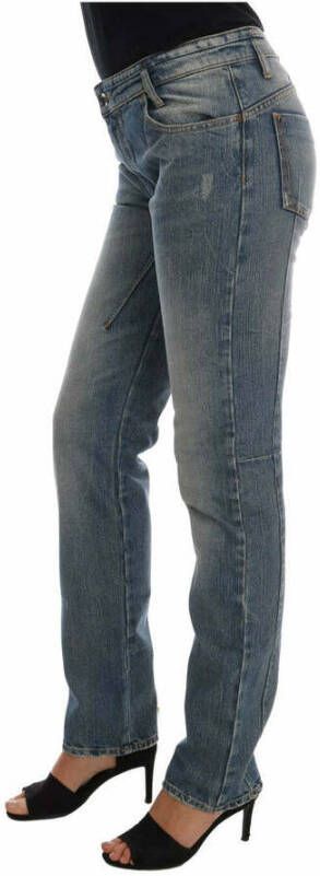 Costume National Rechte jeans Blauw Dames
